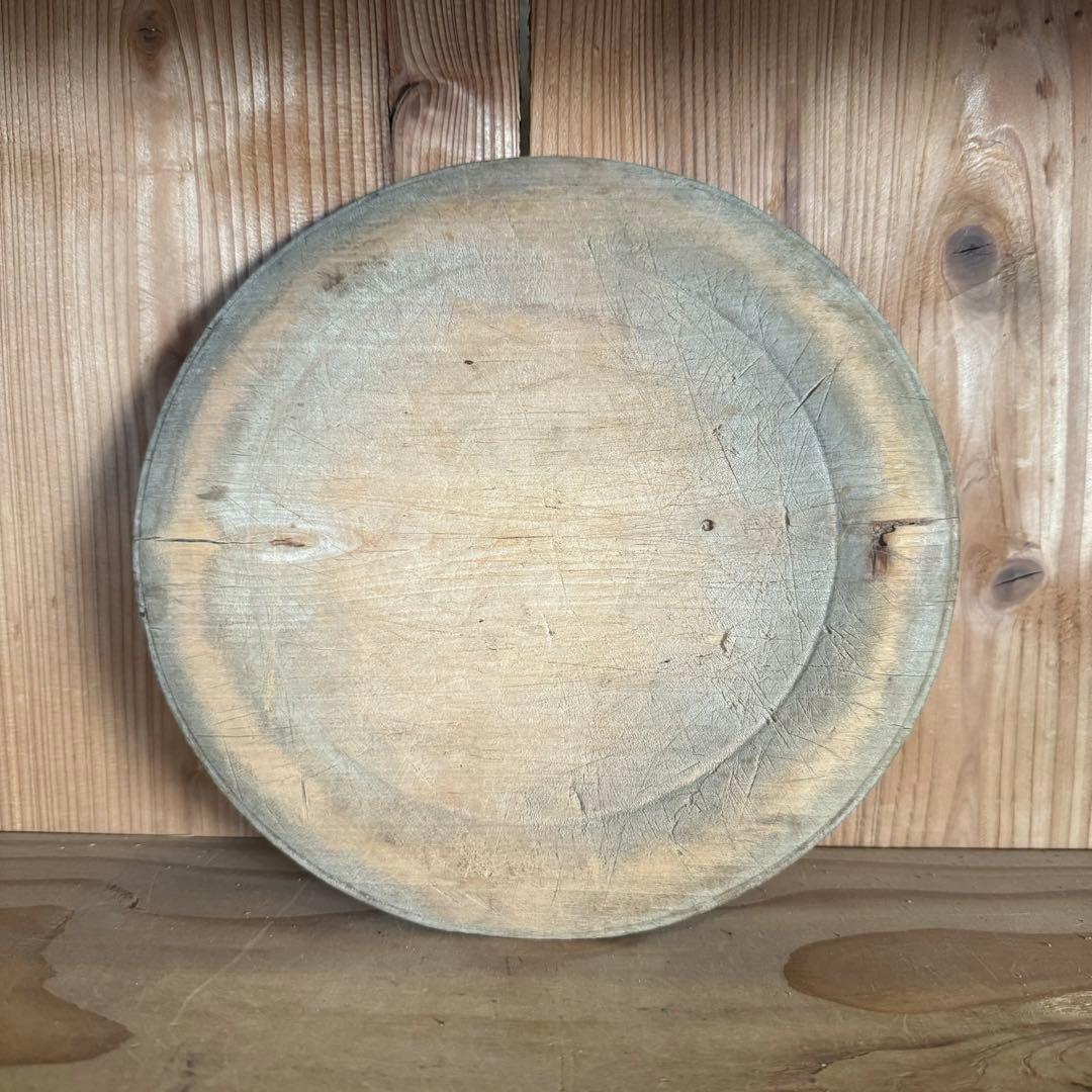 スウェーデン 19世紀頃 木皿 北欧 アンティーク 民藝 古物 ビンテージ