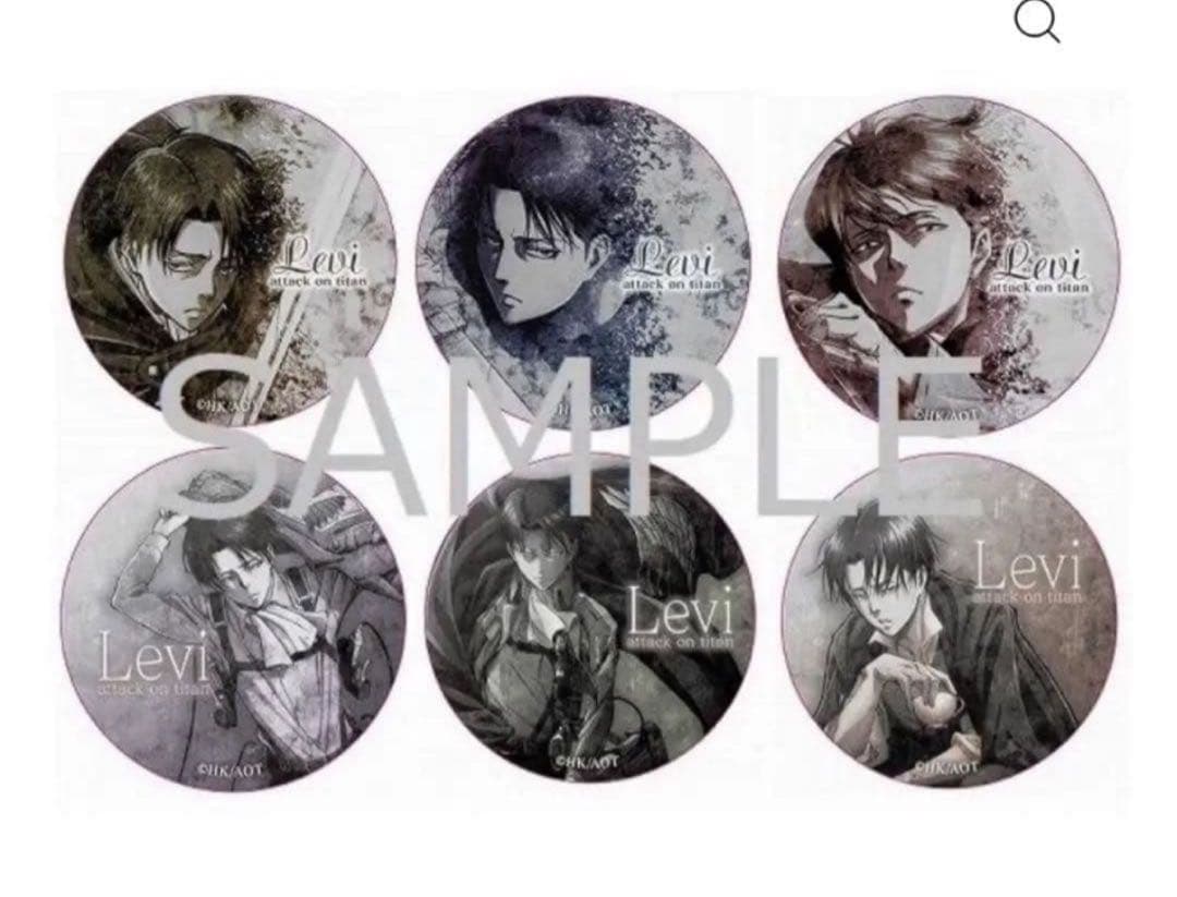 進撃の巨人 缶バッジコレクション リヴァイ兵長 缶バッジコンプセット