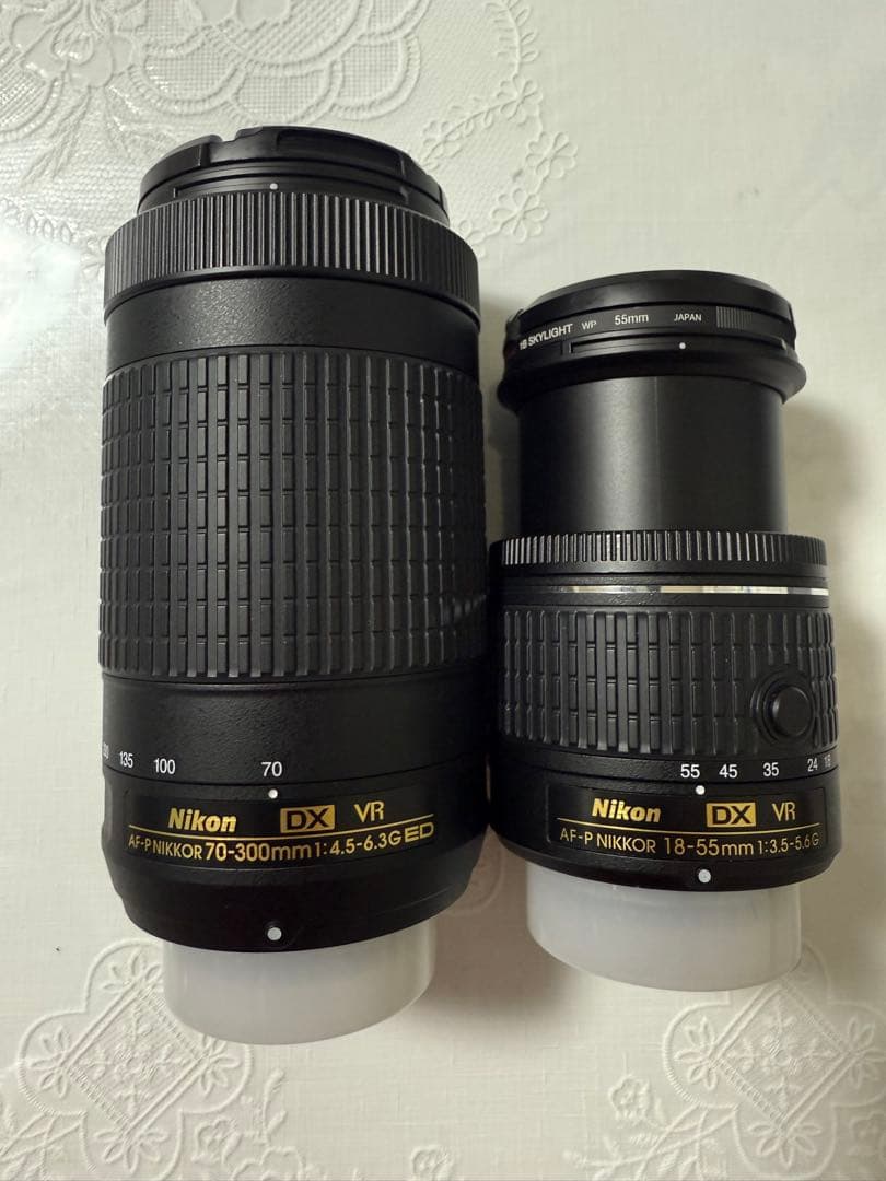 Nikon AF-P NIKKOR 70-300mm & 18-55mmセット