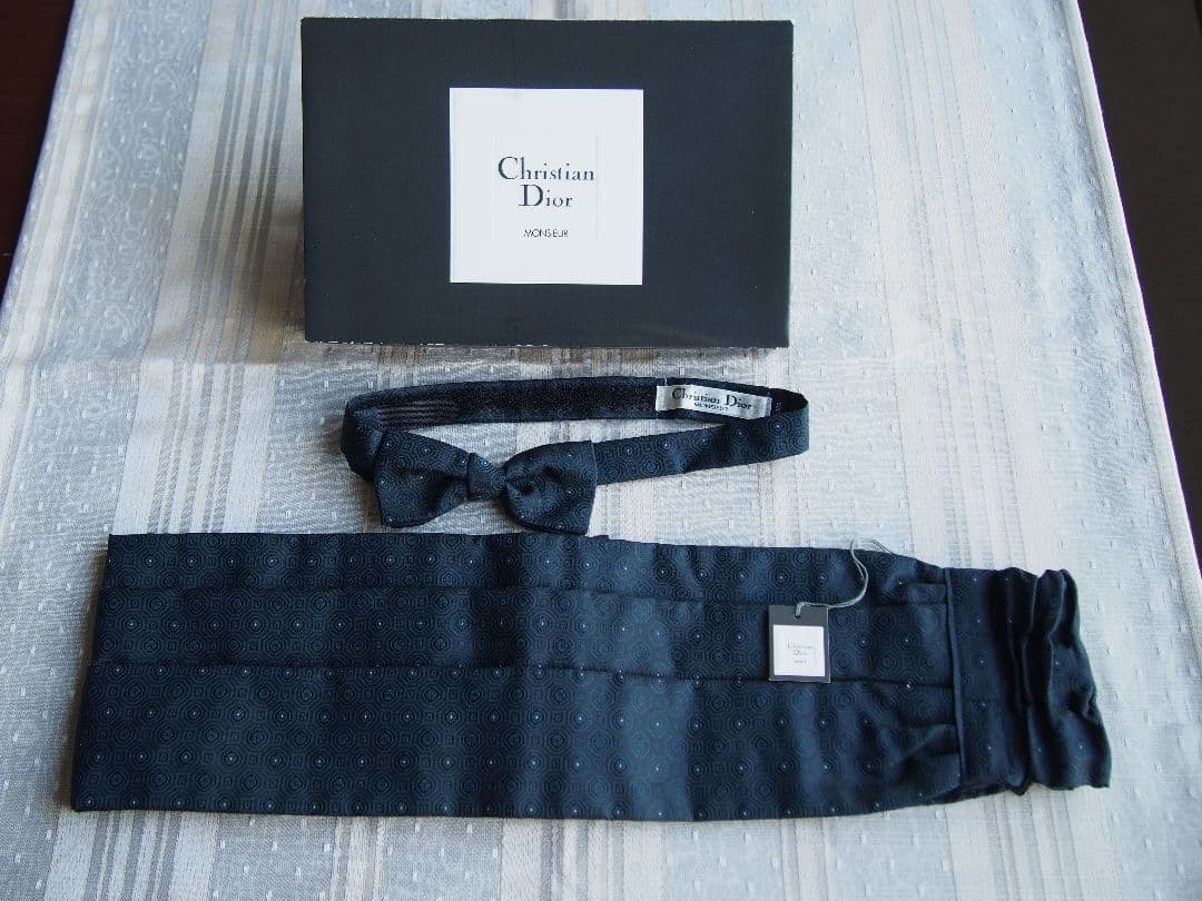 Christian Dior ディオール　蝶ネクタイ&カマーバンド