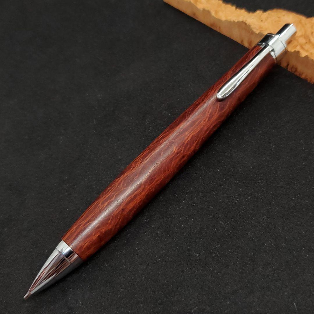 ⑪Bハンドメイド木軸シャーペンレースシーオーク