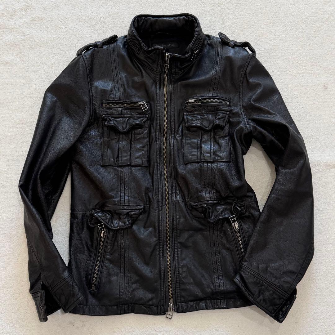 ジャケット・アウター y2k japanese label gimmick leather jac