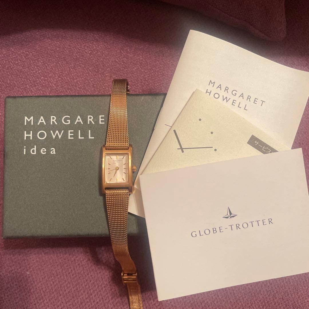 マーガレットハウエルアイデア　腕時計　ピンクゴールド