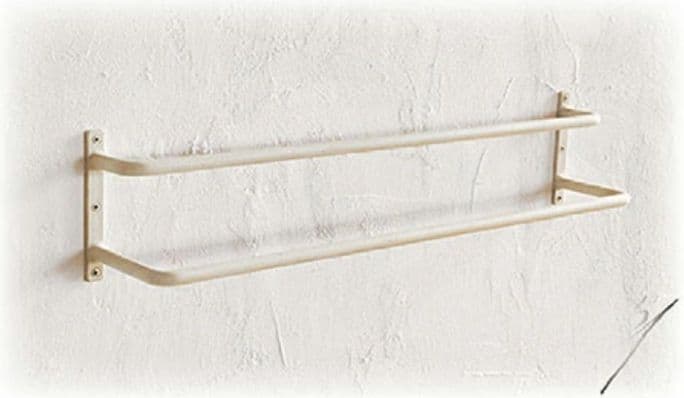 ダブル タオルハンガー アイアン タオル掛け 2段 インターワークス