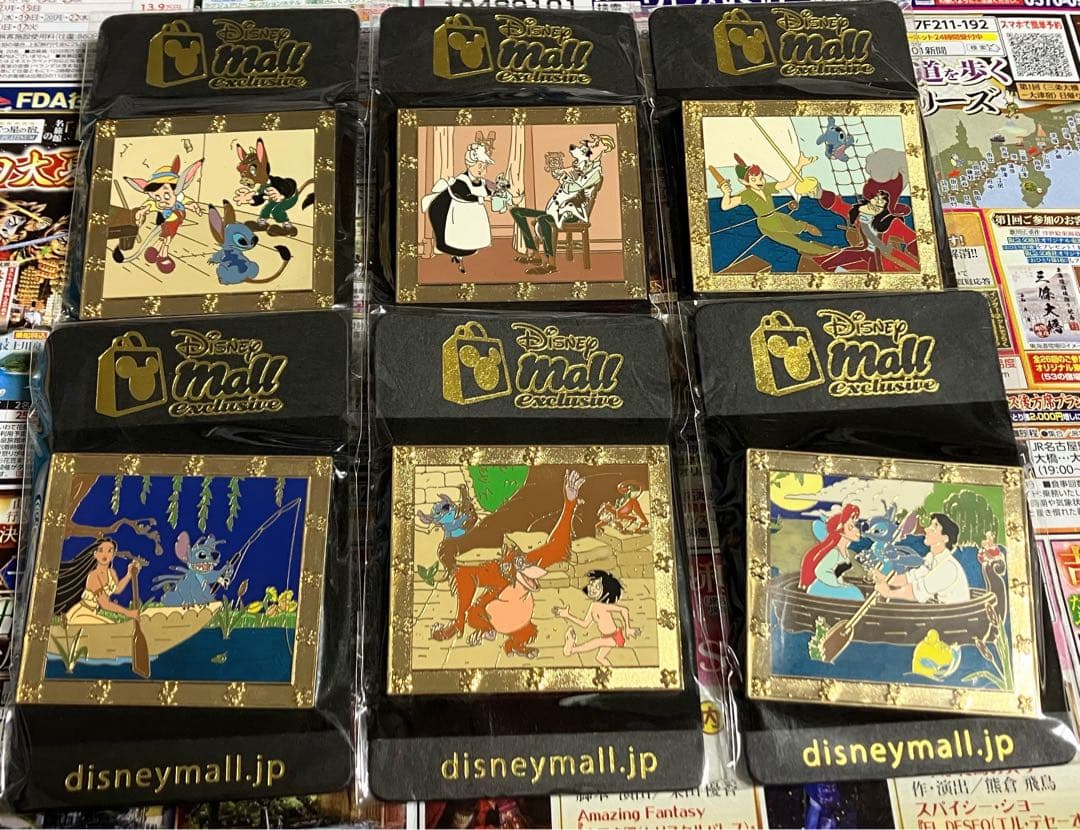 Disney Mall Exclusive コレクションピンバッジ