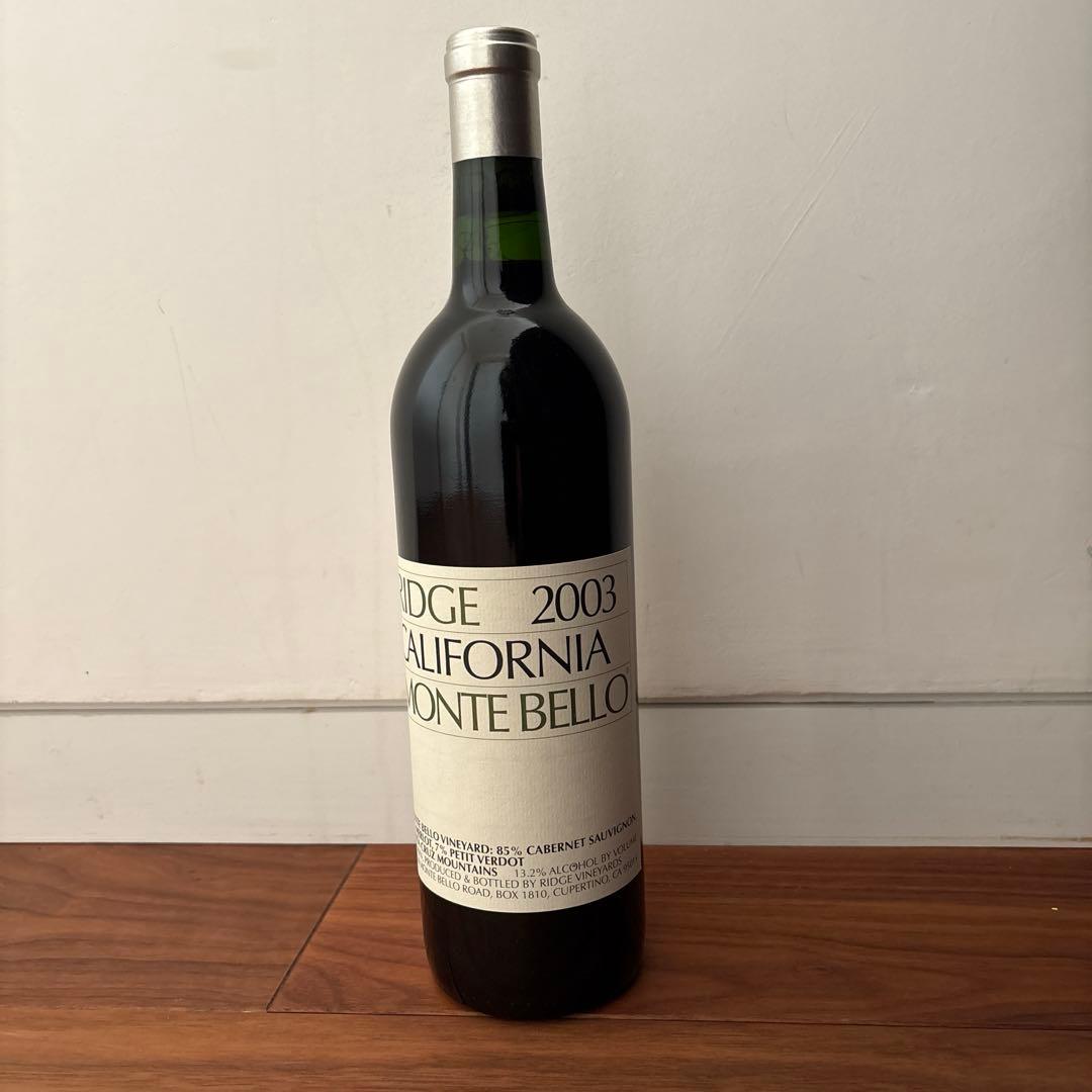 Ridge 2003 California Monte Bello 赤ワイン