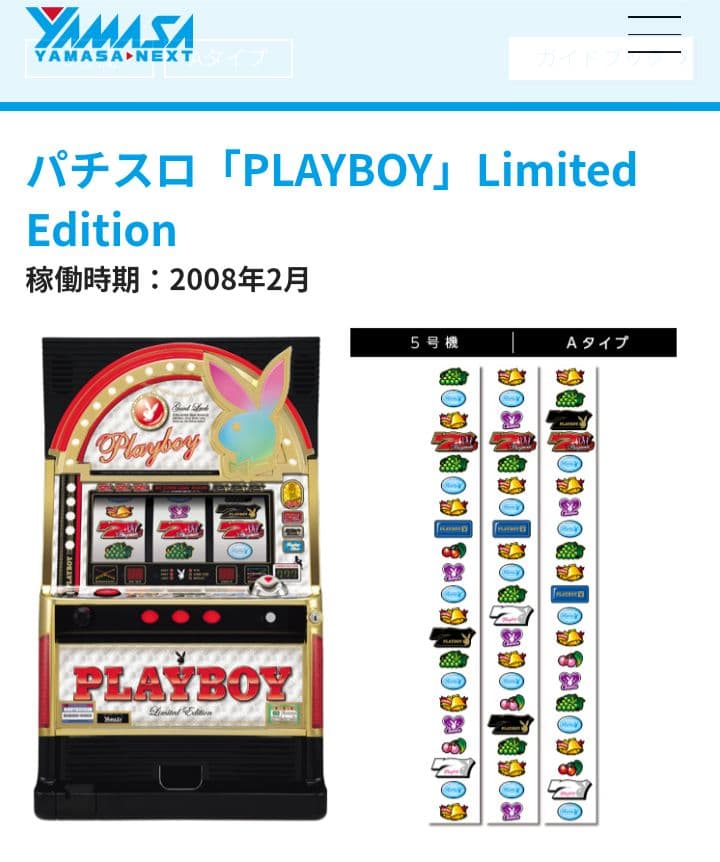 【超レア！】Playboy Limited Edition スロットプレイボーイ