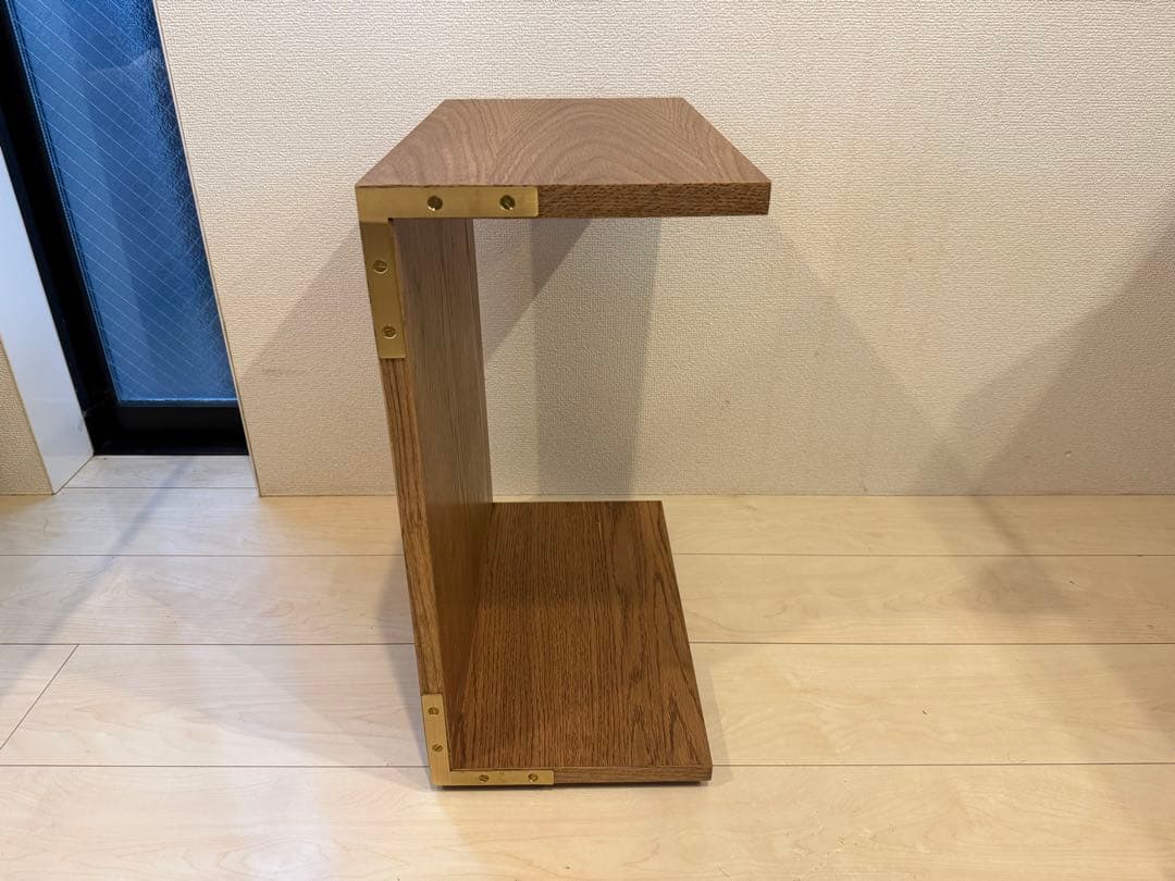 ひー　サイドテーブル Re:CENO リセノ BR 49cm ブラウン