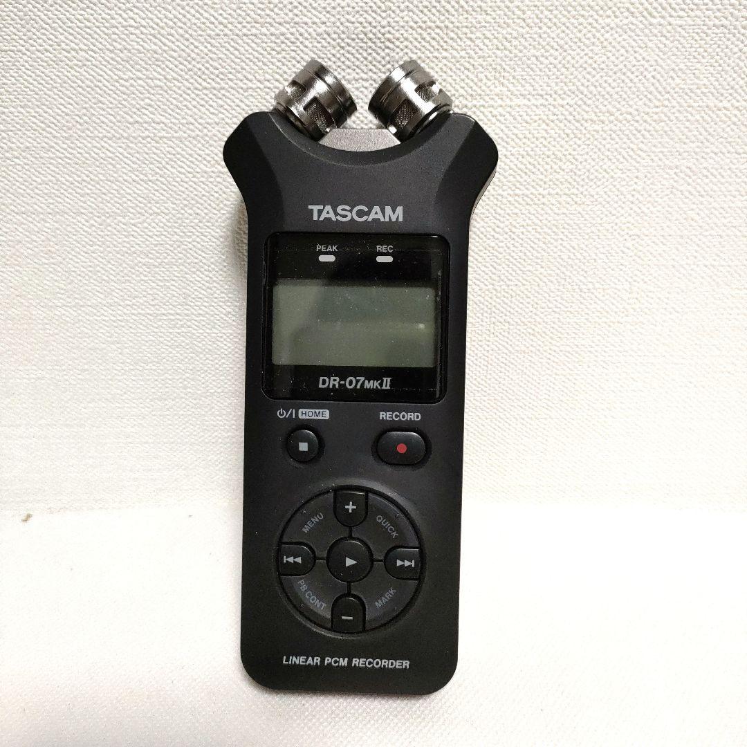 TASCAM DR-07mkIIポータブルデジタルレコーダー