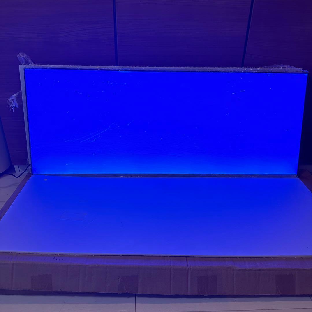 新品未使用　LED RGBバックライトスクリーン　90cm×35cmアクアリウム