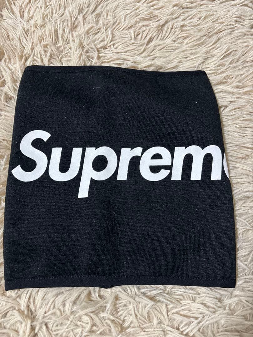 新品半タグ15AW Supreme neckgaiter ネックゲイター　黒
