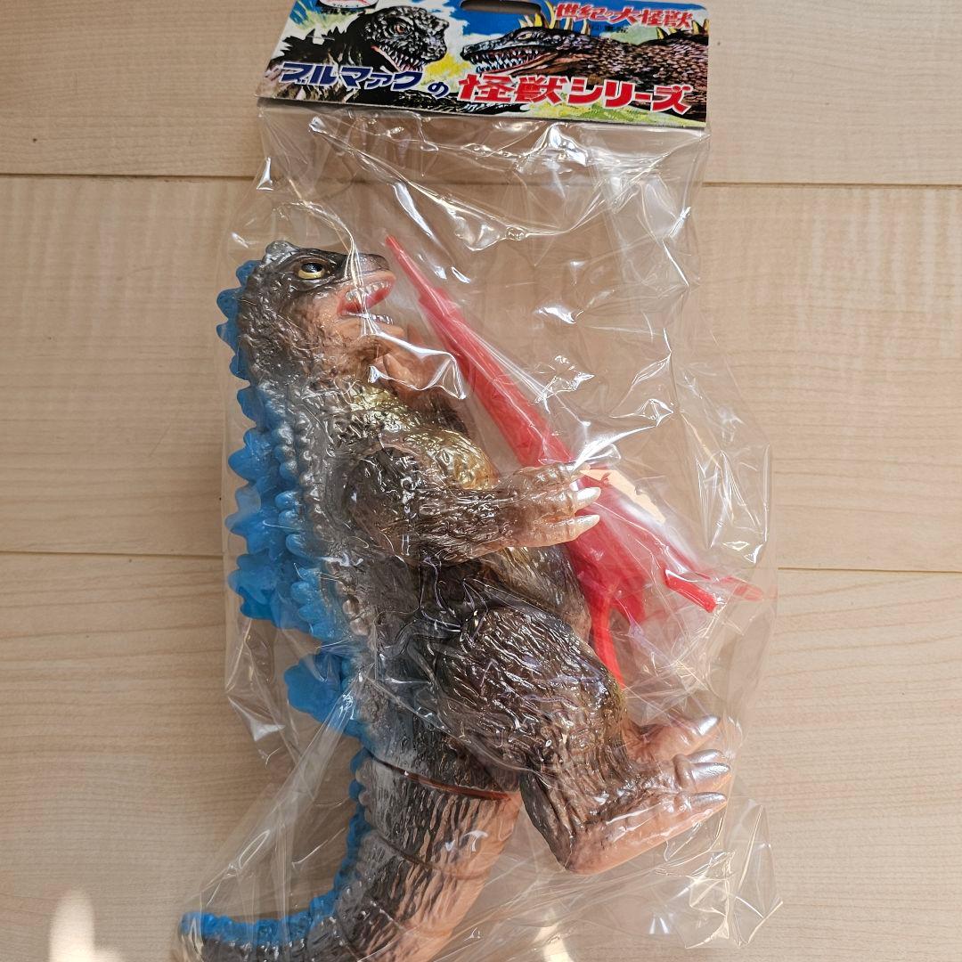 ソフビ ゴジラ ブルマァク ゴジラ50 ガンメタ 日本製