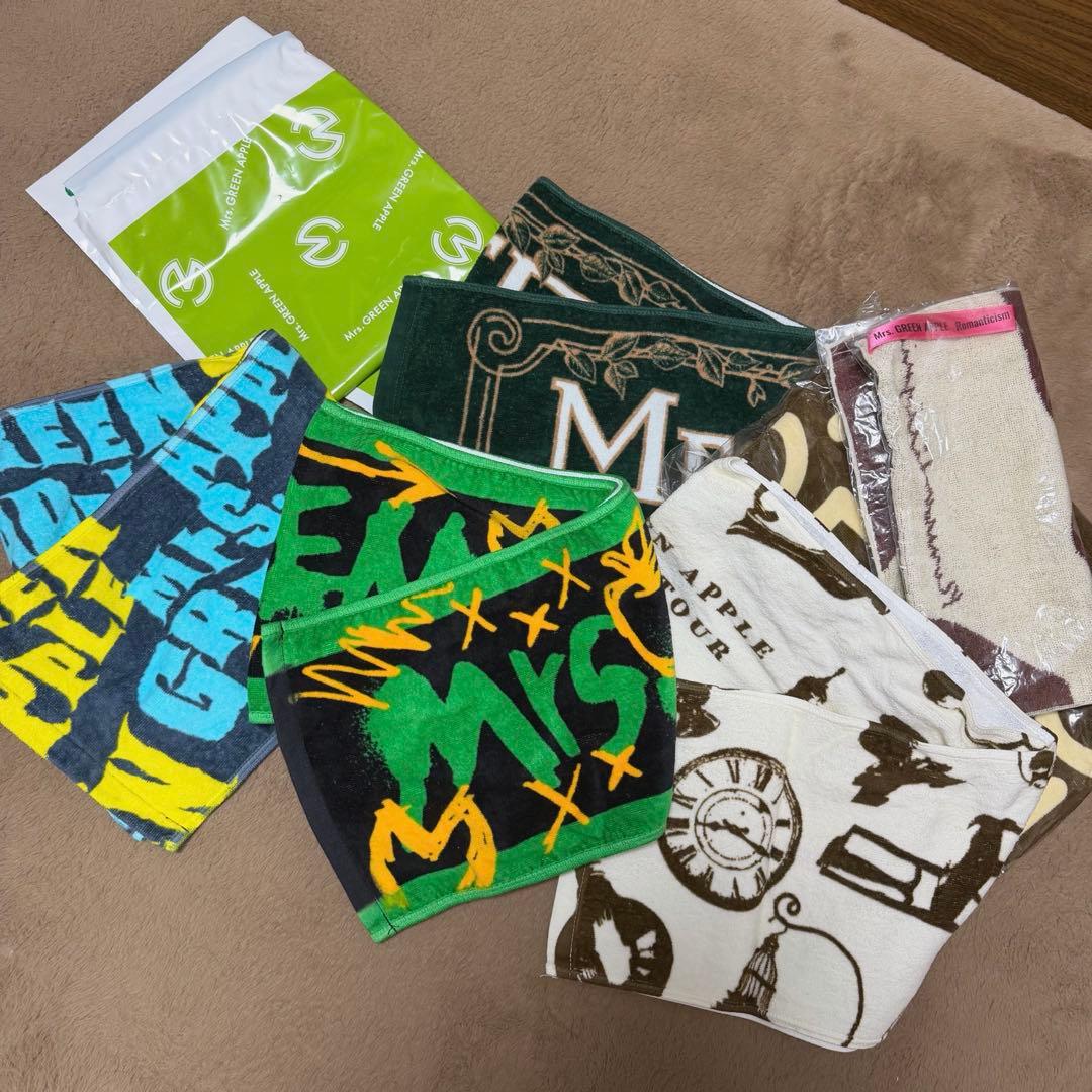 Mrs. GREEN APPLE タオル6点セット＋おまけ付き