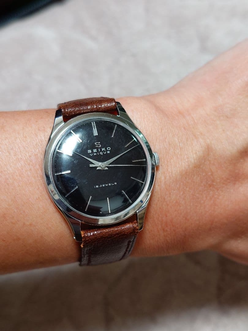 SEIKO UNIQUE （セイコー ユニーク）ミラーダイヤル 手巻き 訳あり