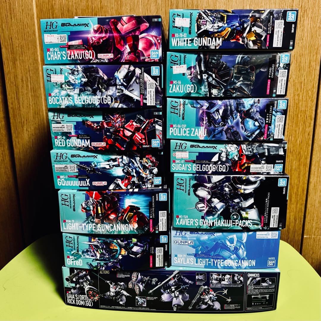 ガンプラ HG GQuuuuuuX 13点＋デカールセット 未開封美品