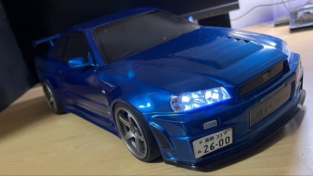 26日23時まで特別価格！タミヤ ラジコンボディ R34