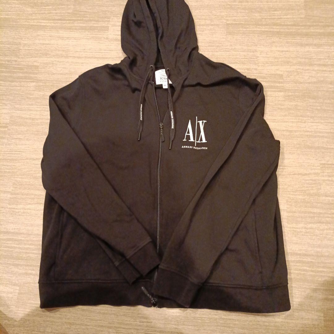 Armani Exchange パーカー XXL ブラック