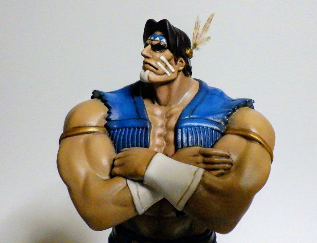 ガレージキット完成品　ストリートファイター　T-ホーク　プラモデル　ガレキ