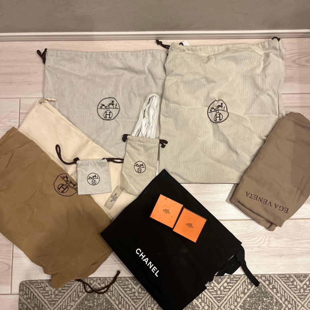 エルメスCHANEL HERMES VENGA ショップ袋セット
