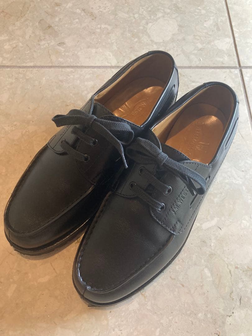 JM WESTON ジェーエムウエストン ヨット ブラック ソフトカーフ6D