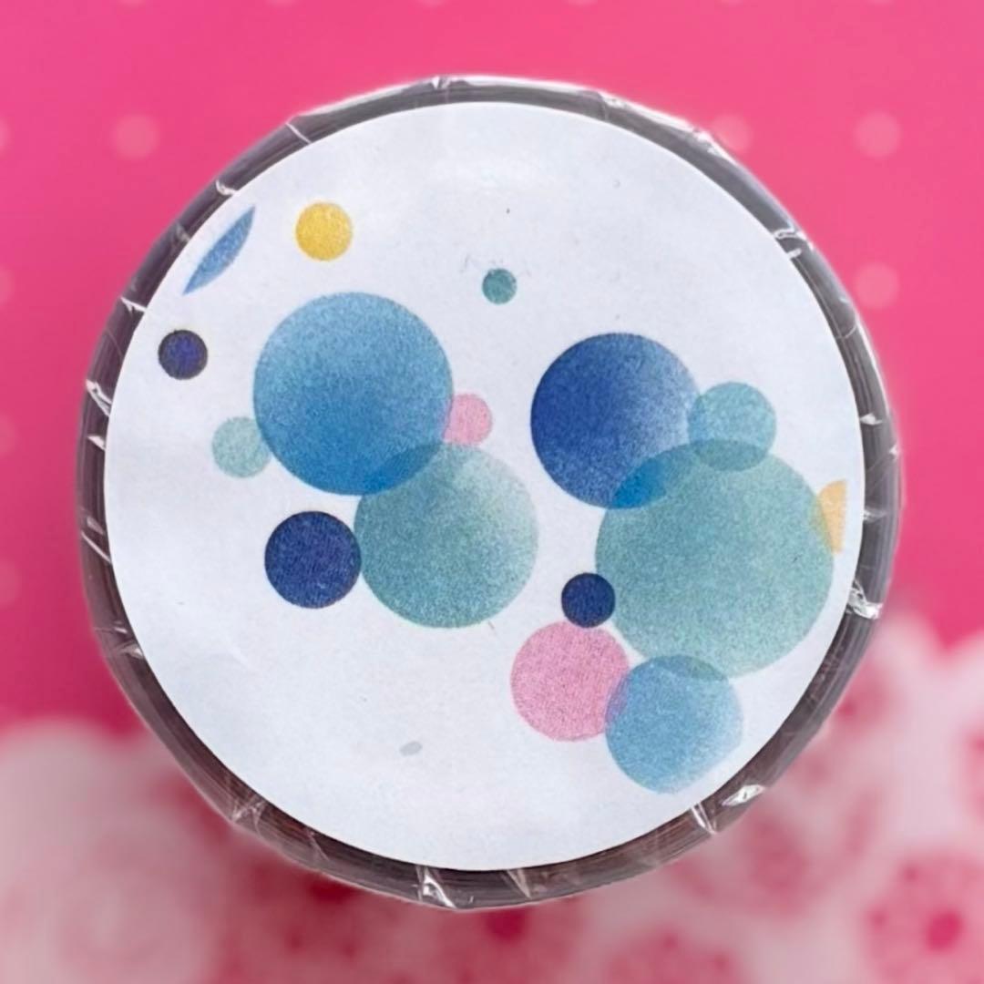 PET 半透明 泡泡6cm×5m 海外マスキングテープ　海外マステ