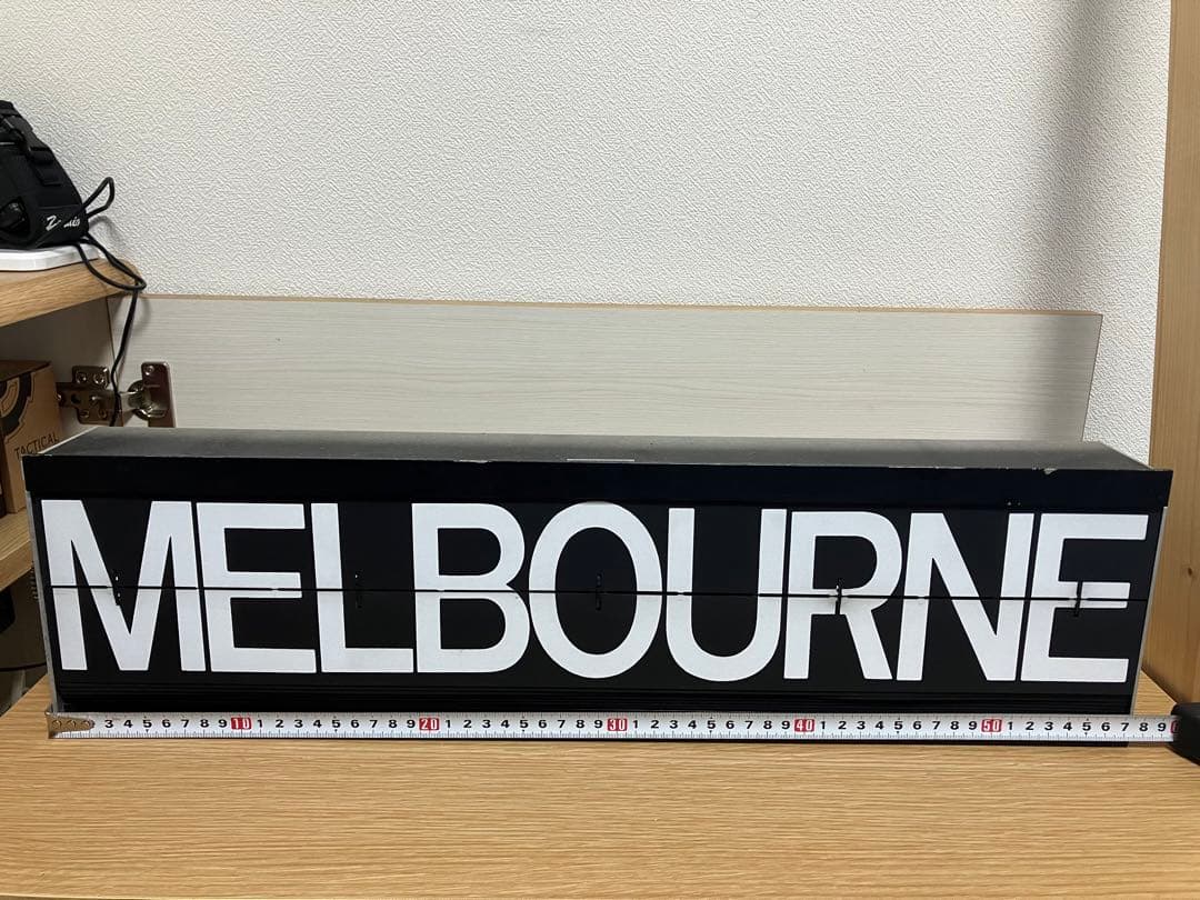 【美品/希少】反転フラップ式案内表示機(通称パタパタ)