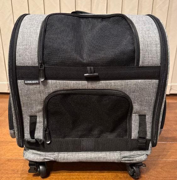 エアバギー　フィット　ペットキャリー キャスター付き グレー美品