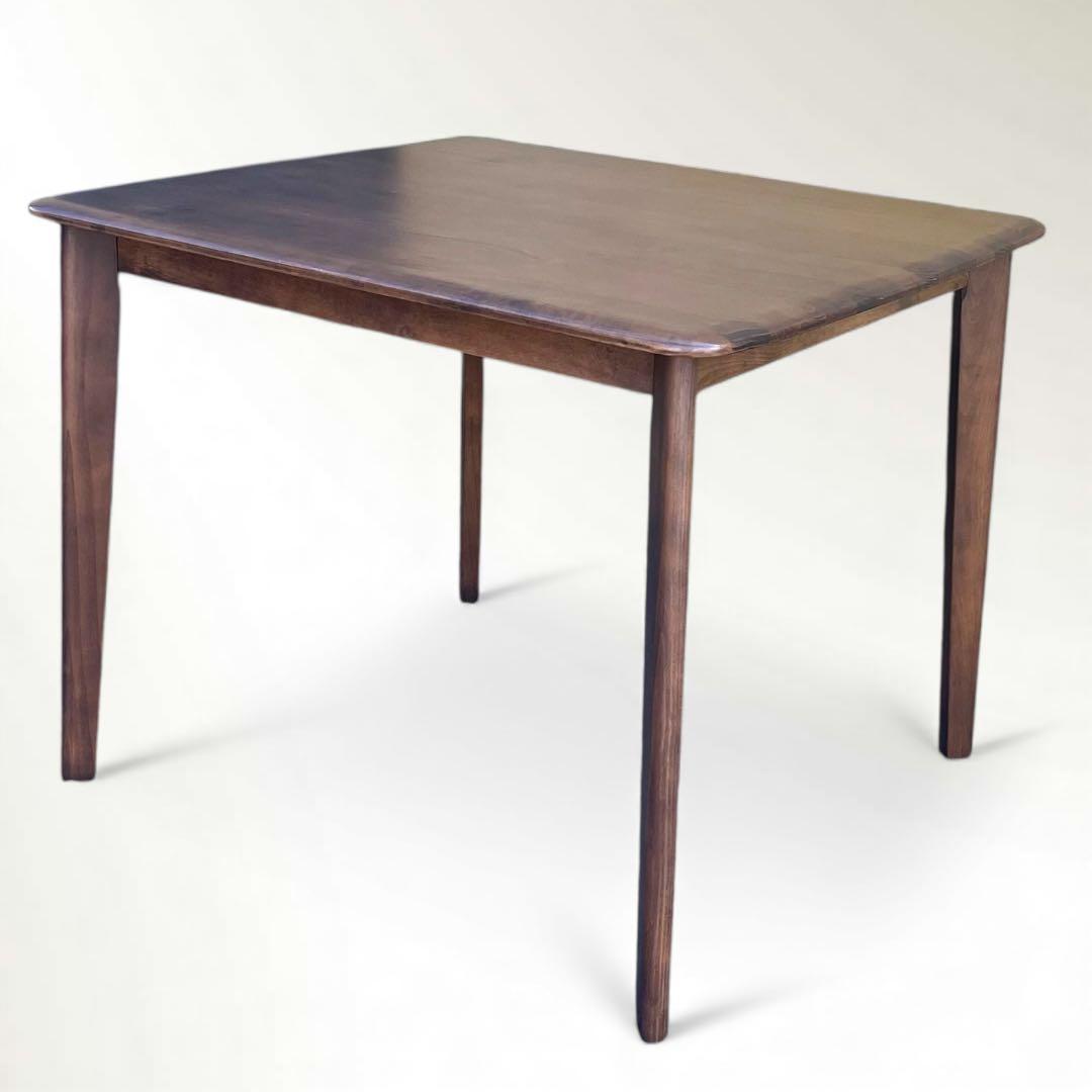 ニトリ Nコレクション ① ダイニングテーブル T-01 W90ミドルブラウン