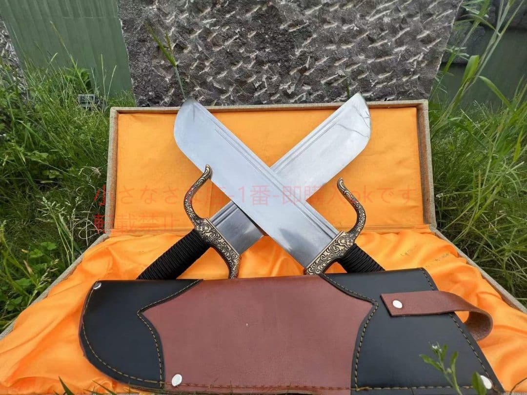 覇道八斬刀 古兵器 武具 刀装具 日本刀 模造刀 居合刀 2本