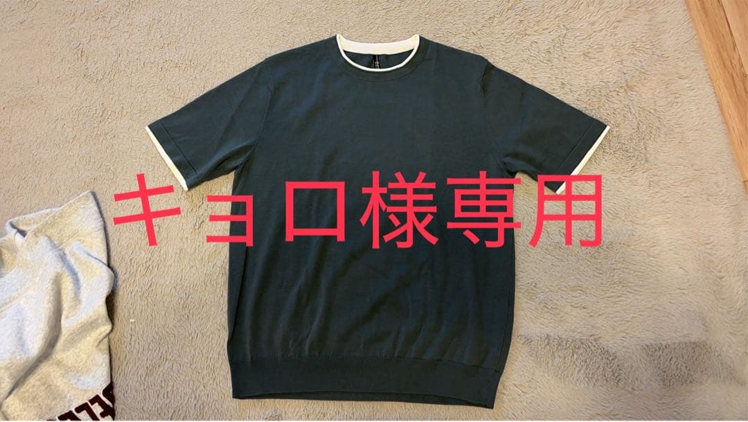 30/70 トレンタセッタンタ　 レイヤードクルーネック Tシャツ