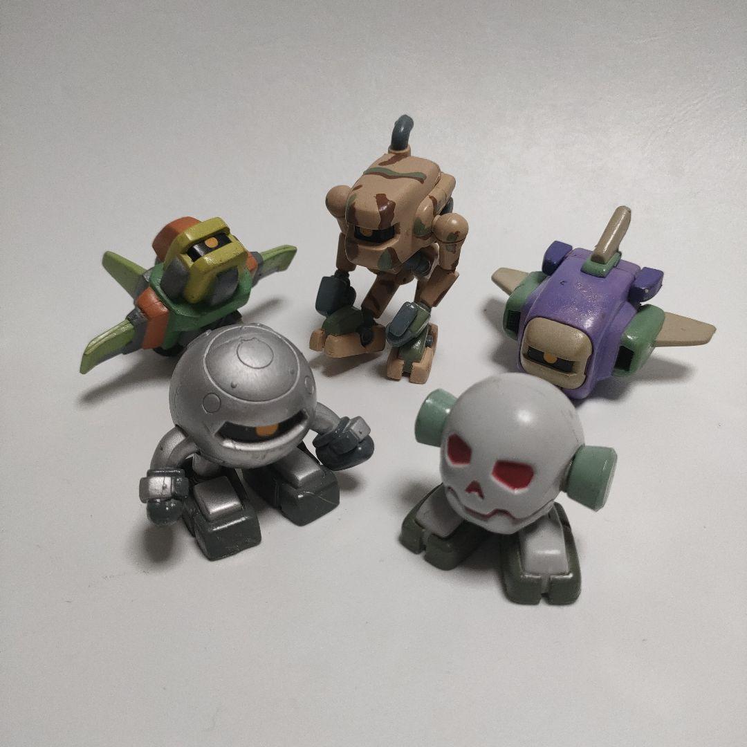 爆走戦記メタルウォーカー　３Ｄコレクション フィギュア 5種セット