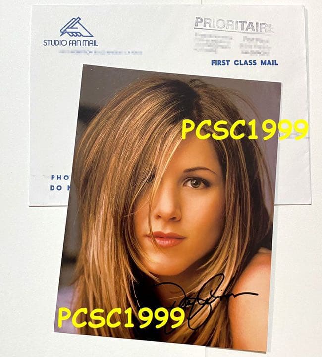 ジェニファー・アニストン Aniston ファンレター返事 サイン入り写真