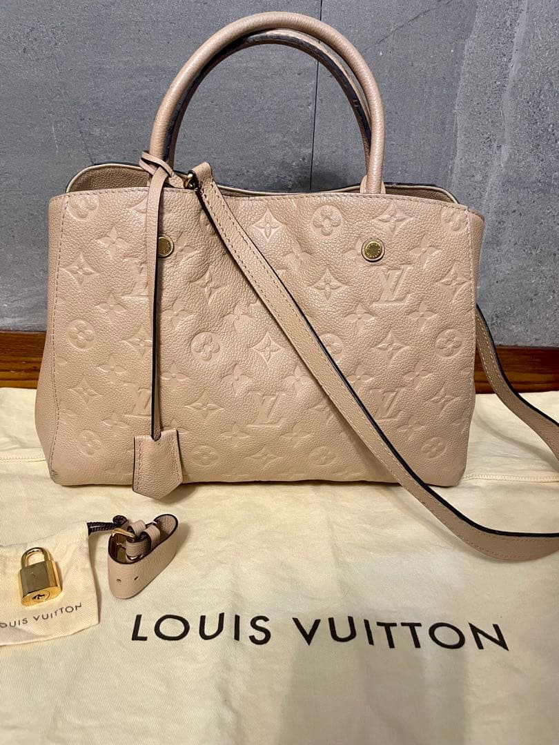 モンテーニュMM ルイ・ヴィトン ハンドバッグ デュンヌ