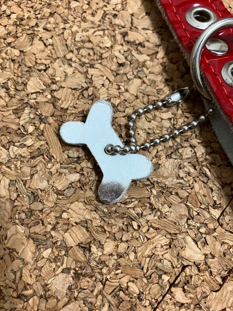 BUDDY BELT エナメルレッド 限定 3.5 ハーネス＋リードSセット