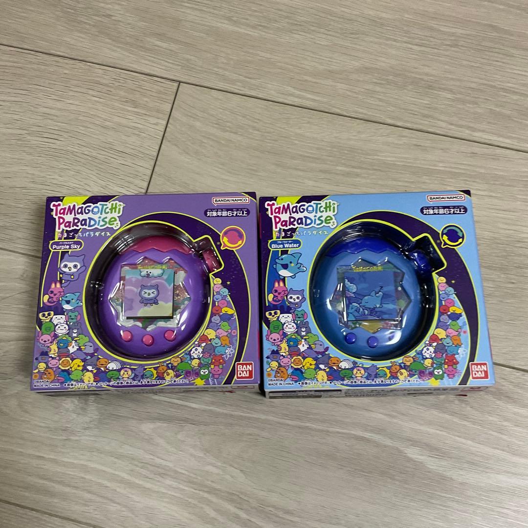 【中古】たまごっちパラダイス 2色セット パープルスカイ ブルーウォーター