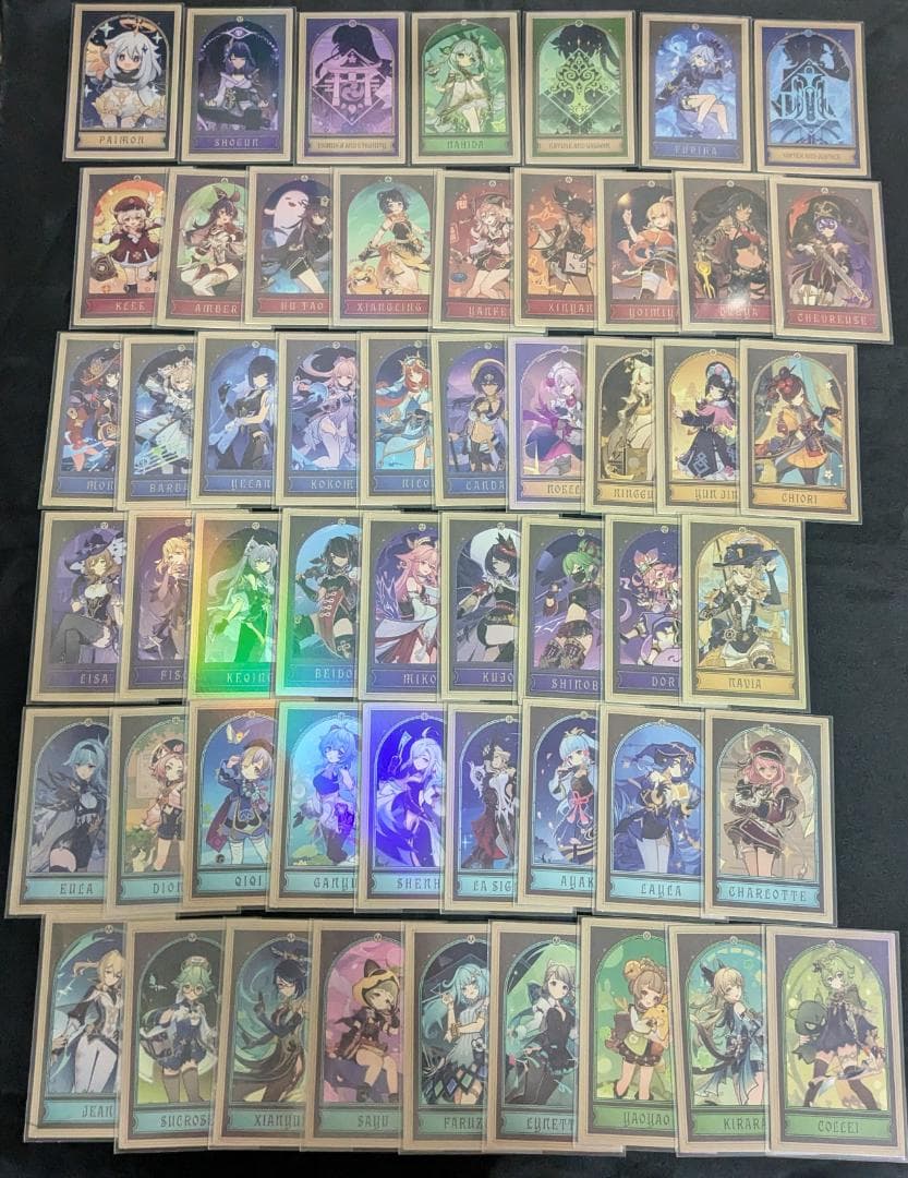 女性キャラコンプリート 七聖召喚カード 公式正規品 ホヨランド2024 韓国限定