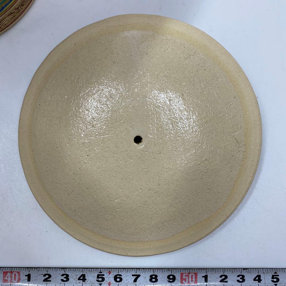 佐久間芳丘　出来良　朱竹絵水指　共箱　高さ18.2㎝ 東Y7-0115☆2F