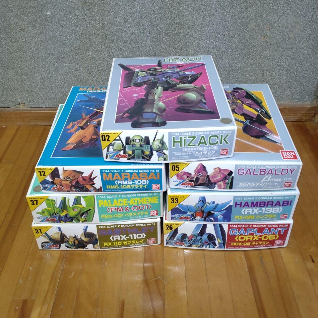 機動戦士Zガンダム　プラモデル7個セット
