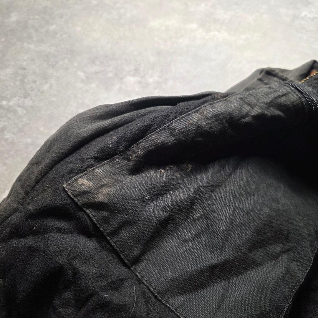 BRAZOSダック地アクティブジャケットフーディー企業ロゴフェードグランジボロL