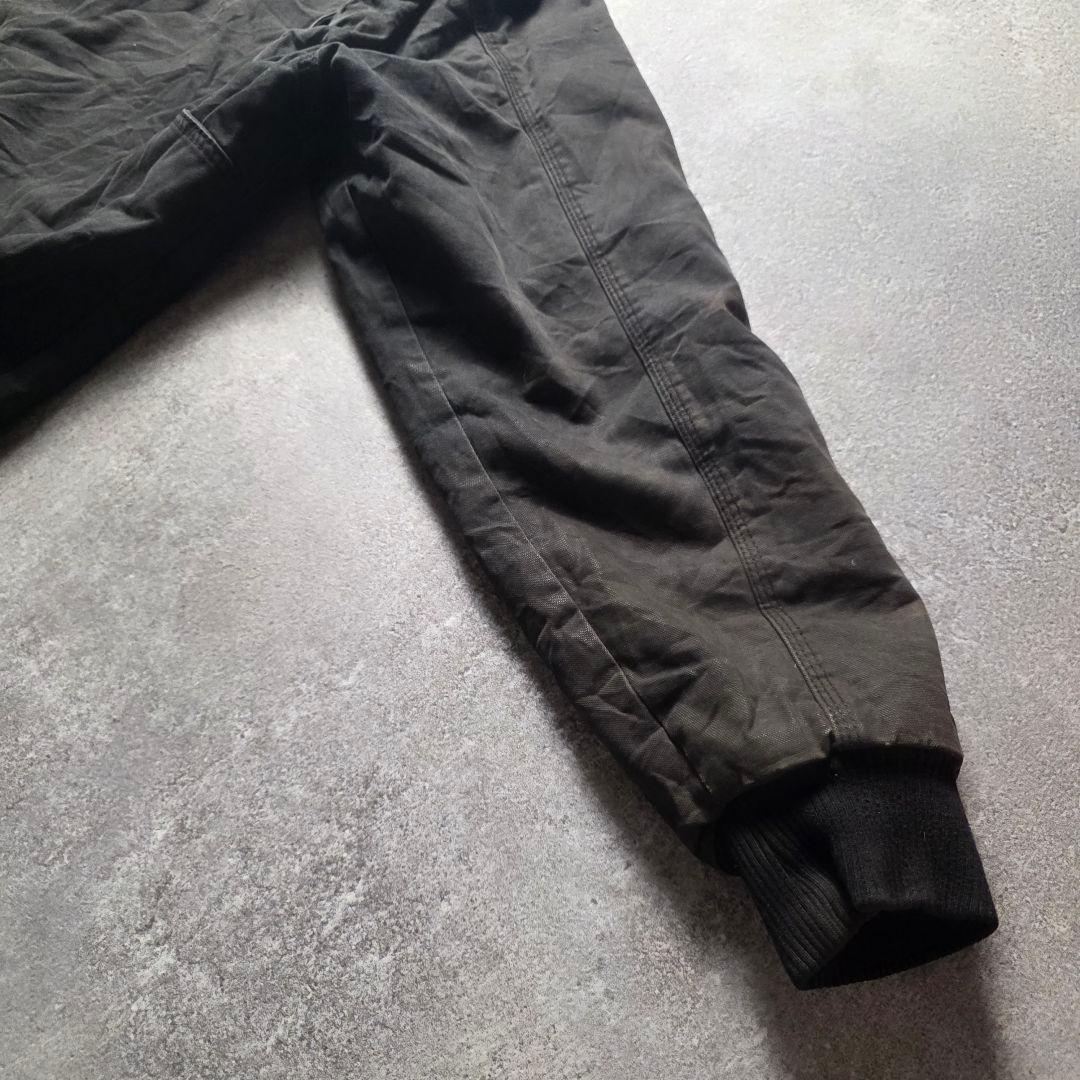 BRAZOSダック地アクティブジャケットフーディー企業ロゴフェードグランジボロL