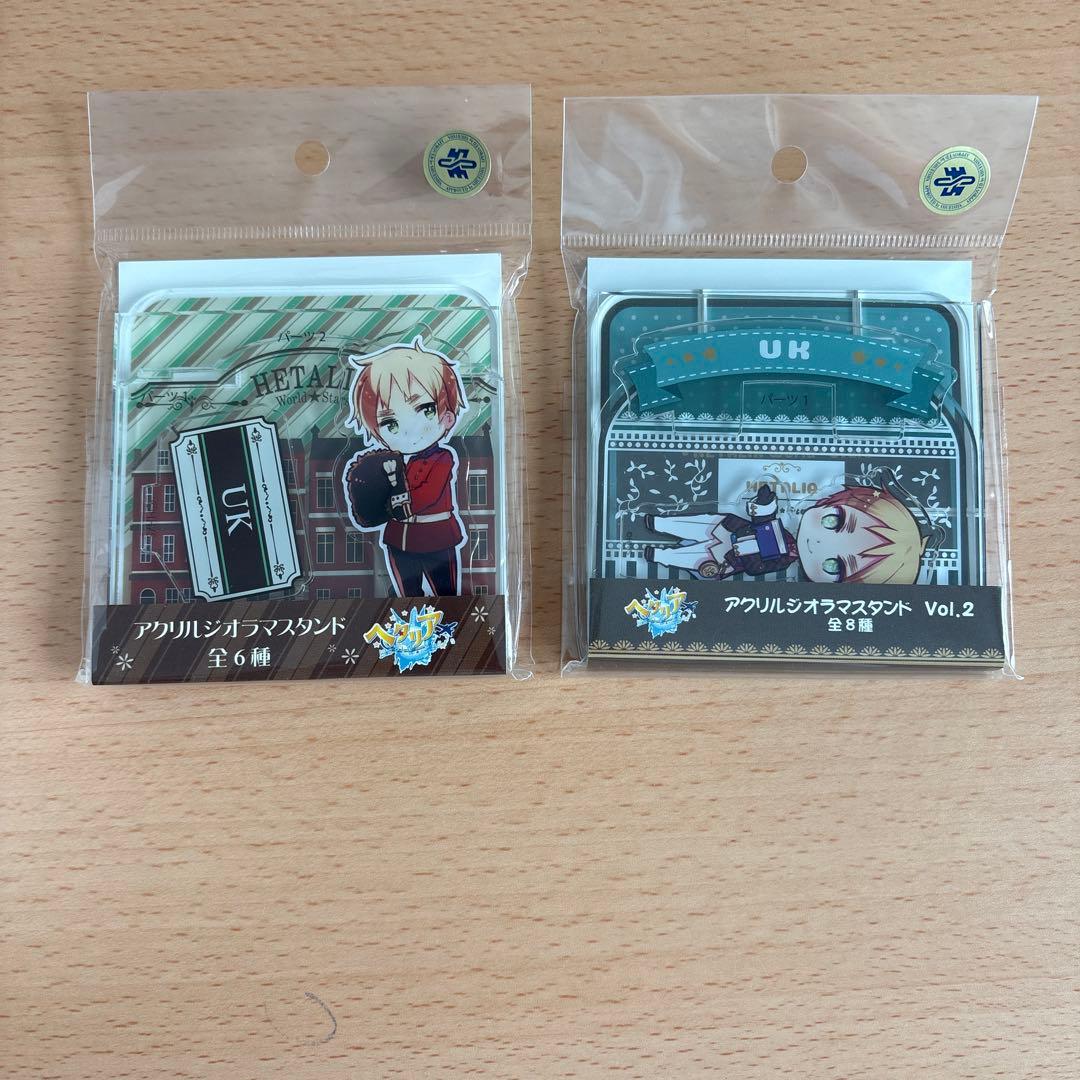 ヘタリア　アクリルジオラマスタンド2点セット　イギリス