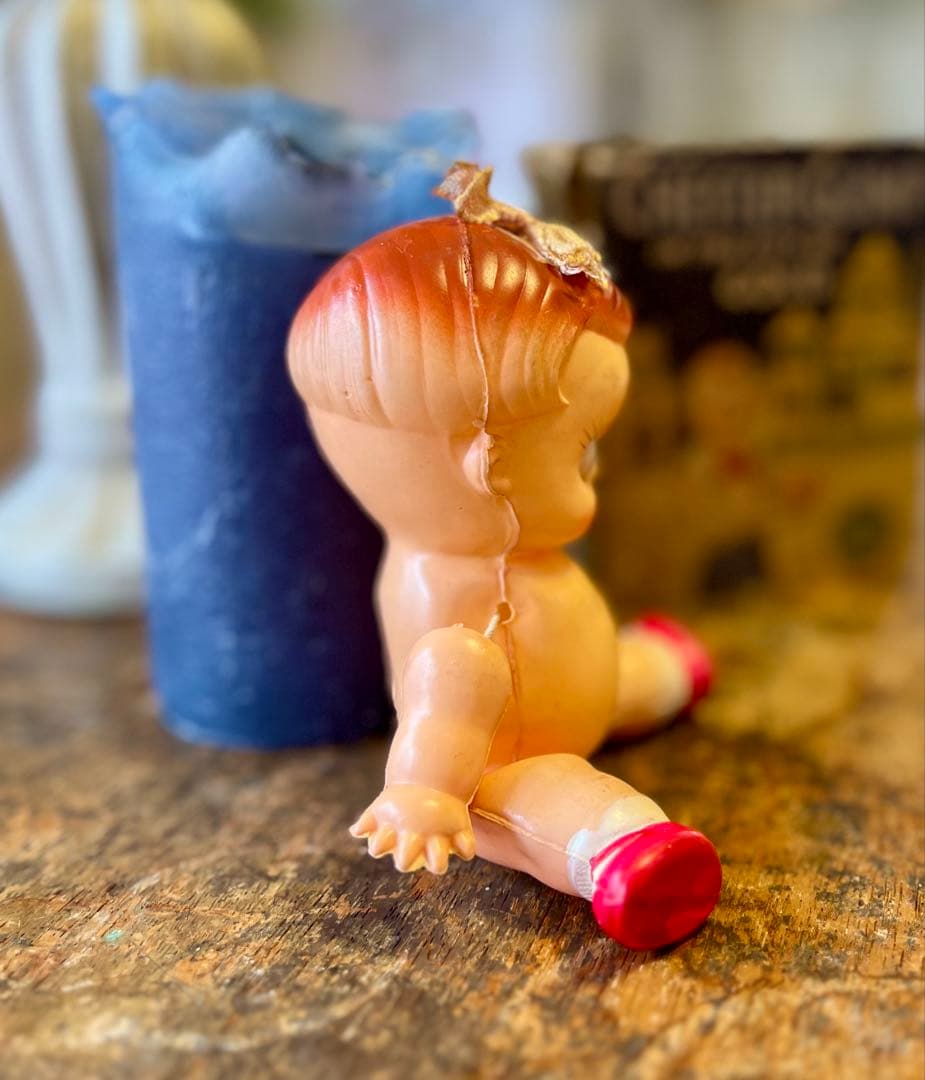 セルロイド人形　女の子　サクラビスク　大正ロマン　アンティーク　レトロ　日本人形