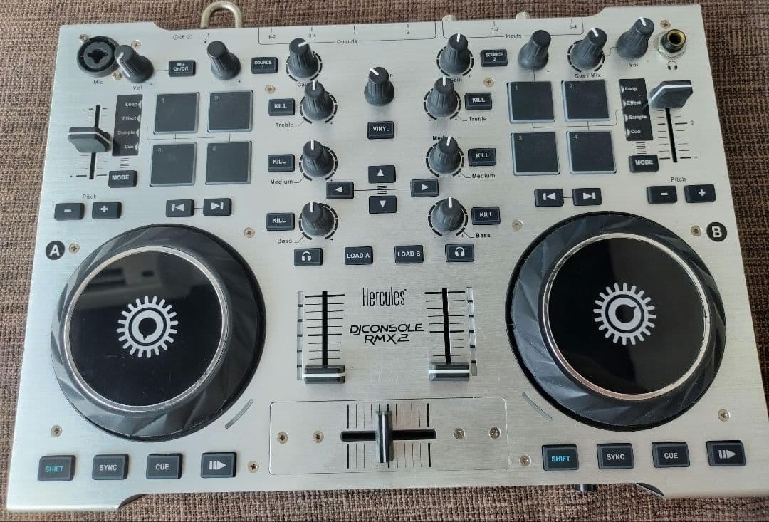 Hercules DJ Controller RMX 2　スピーカー付き