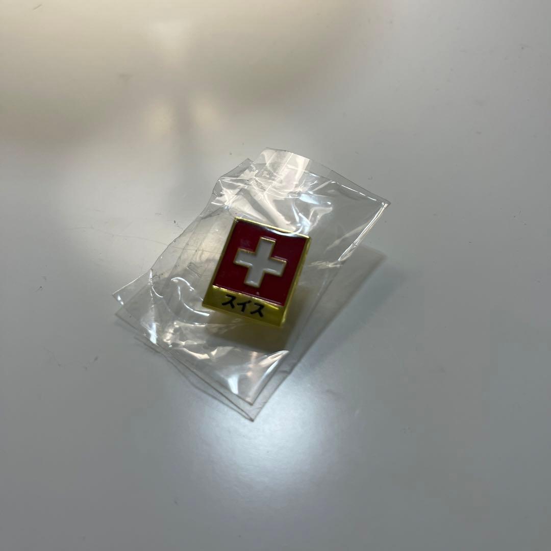スイス国旗 ピンバッジ