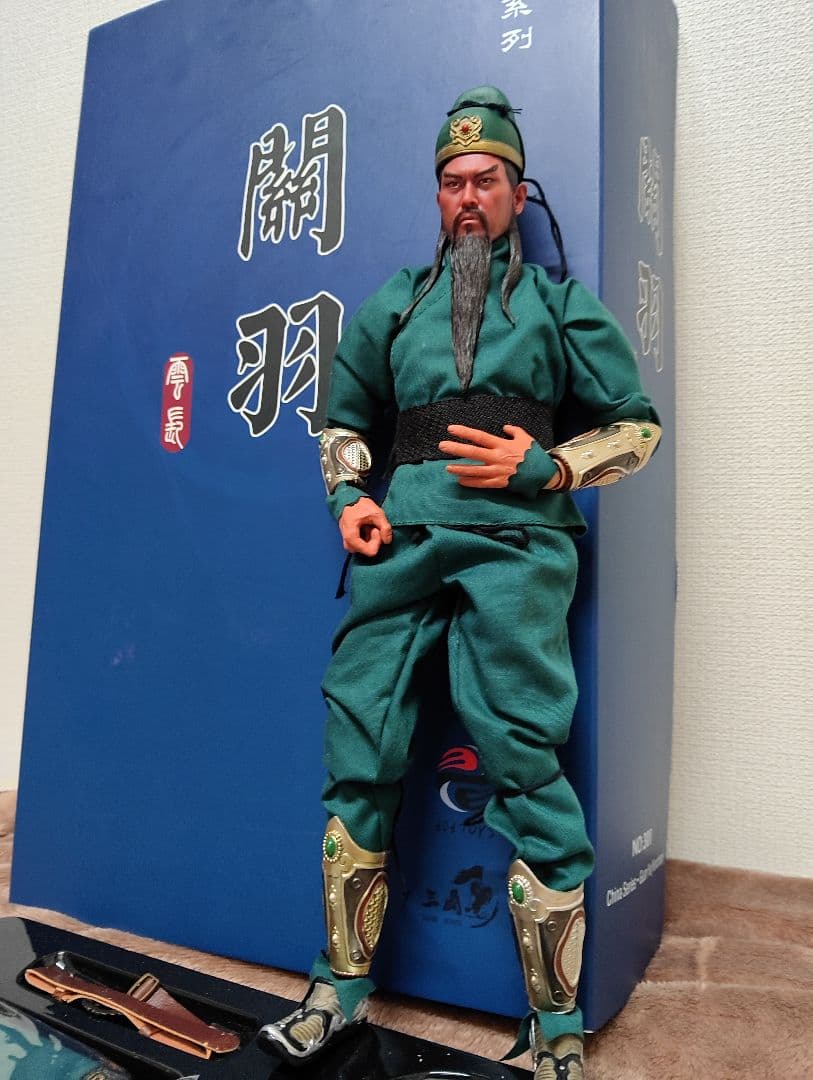 三国志.[関羽雲長]1/6.HOTToys.アクションフィギュア