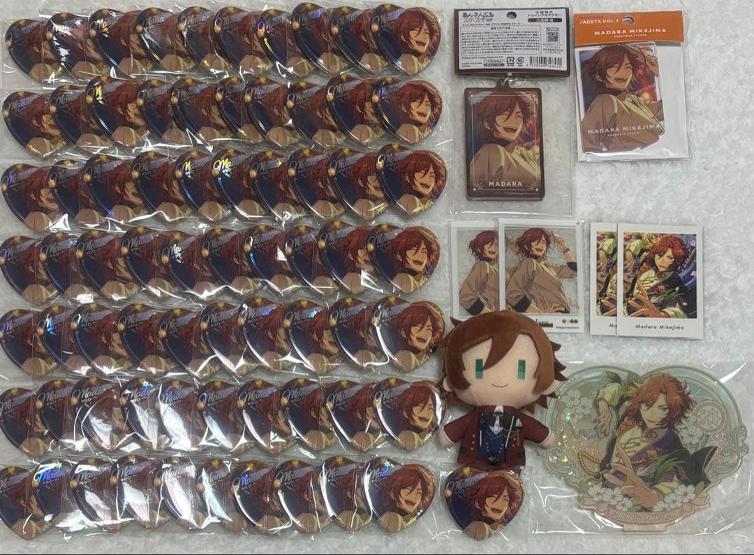 あんスタ 三毛縞斑 MaM 心光缶バッジ ハート缶 アクスタ