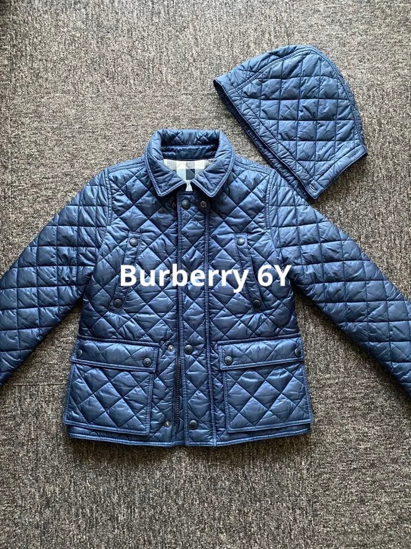 バーバリー　中綿キルティングジャケット　6Y