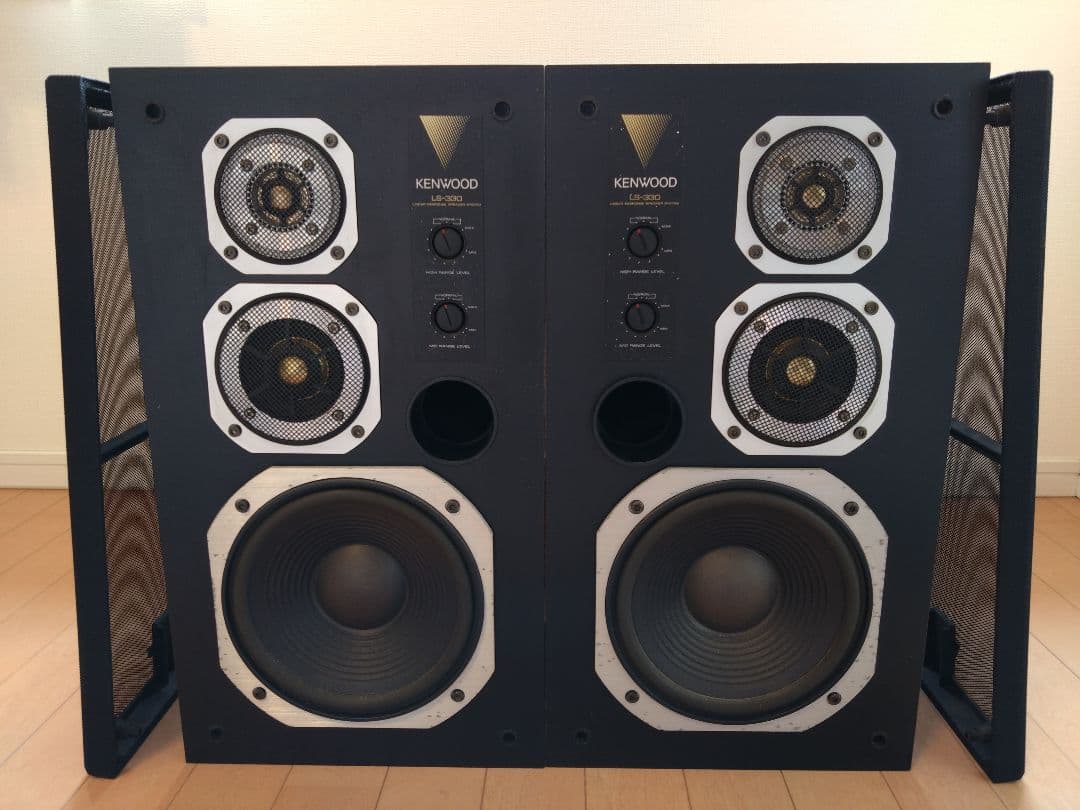 レア！名機！KENWOODケンウッド 3Way スピーカーLS-330ペア