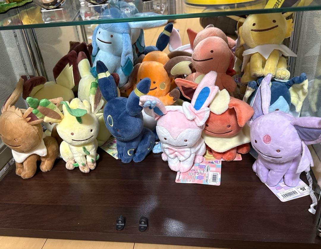 へんしん！メタモン ぬいぐるみ　ブイズ全種　ピカチュウ進化ライン　おまけ付き