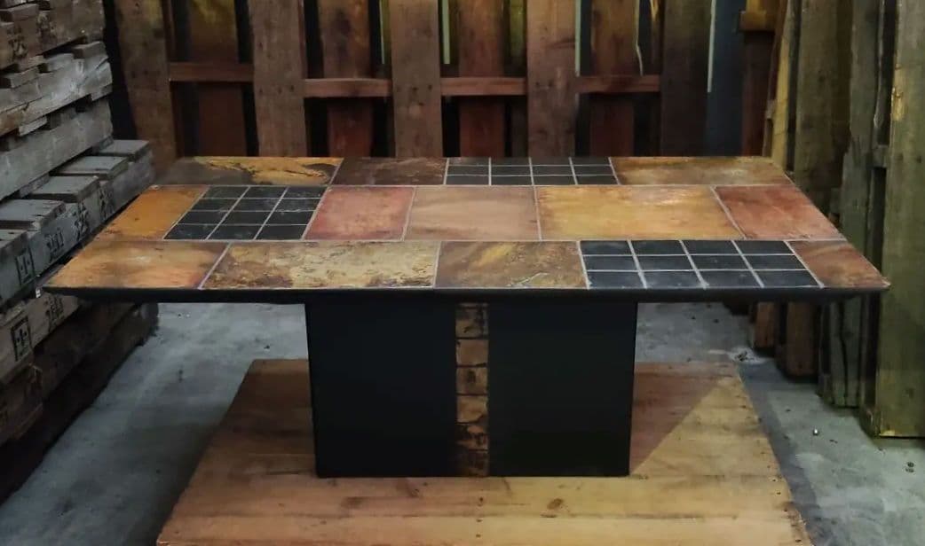 発送・引取可能！ ヴィンテージ タイル コーヒーテーブル センターテーブル